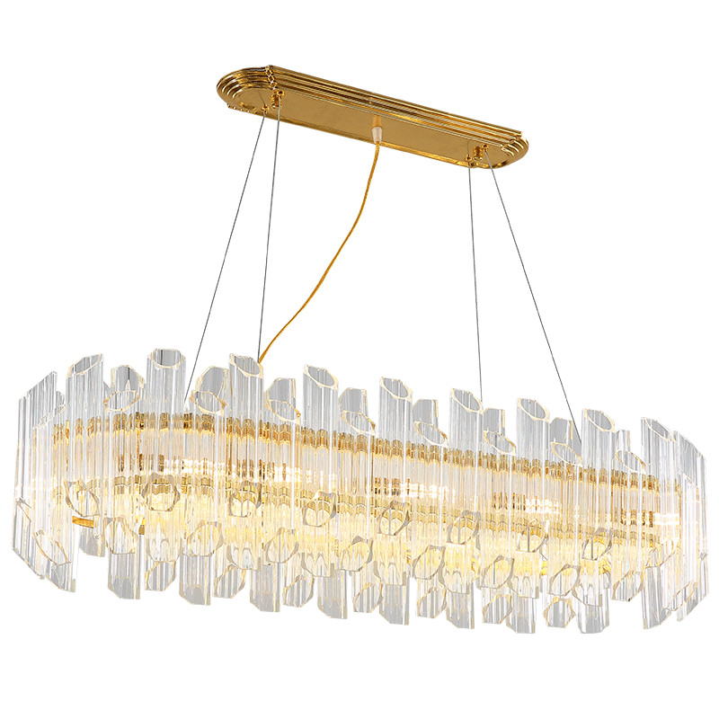 Люстра KEBO AMAZING GLASS LINE Прозрачное Стекло Золотой Люстра KEBO AMAZING GLASS LINE Прозрачное Стекло Золотой в Рязани | Loft Concept