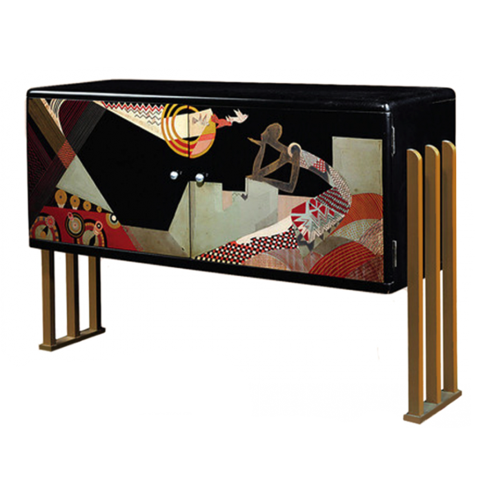 "Шкафчик для радиоприемника" Jean Dunand Radio Cabinet  в Рязани | Loft Concept 