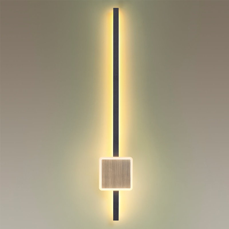 Бра Barrette Square Sconce 70 Черный Античная Бронза Бра Barrette Square Sconce 70 Черный Античная Бронза в Рязани | Loft Concept