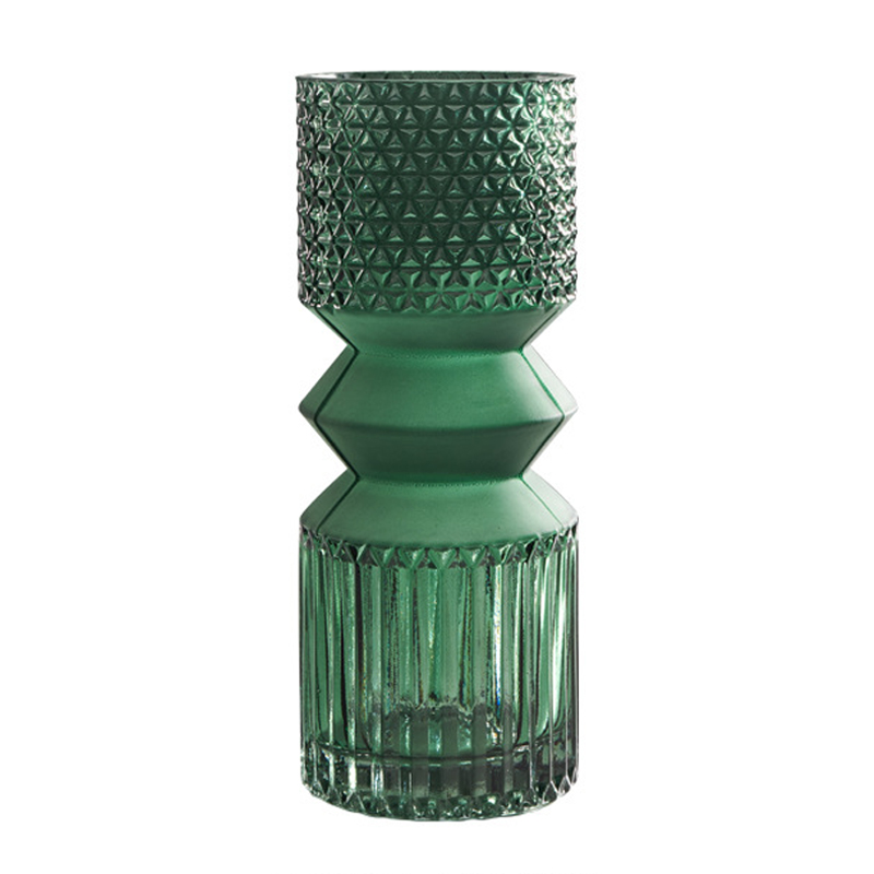 Ваза Vase Golden Throat Cup green Зеленый Ваза Vase Golden Throat Cup green Зеленый в Рязани | Loft Concept