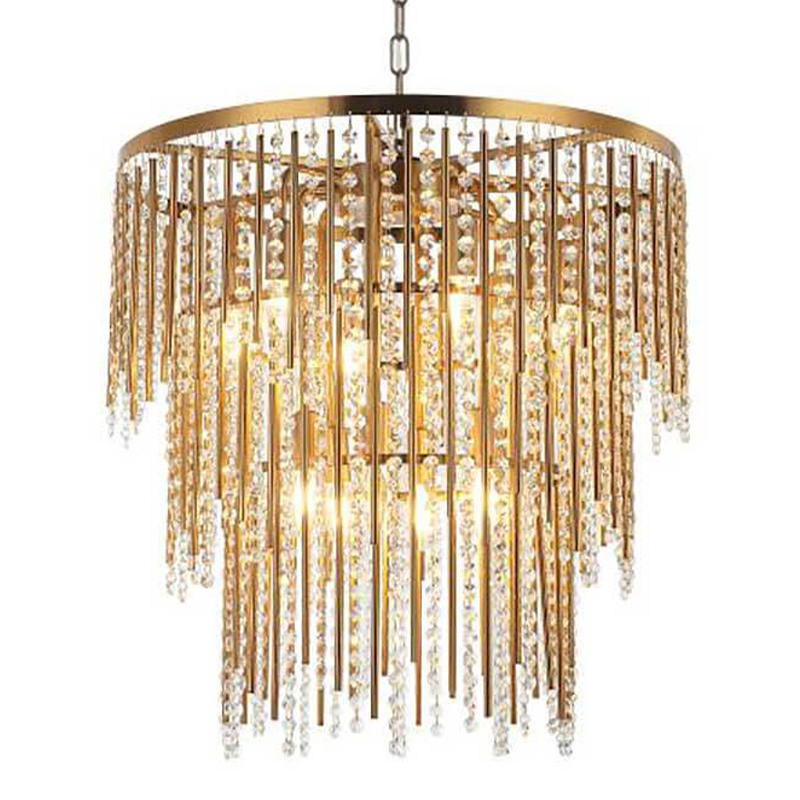 Люстра Crystal Wind Chimes Bronze Chandelier Бронза Прозрачный Люстра Crystal Wind Chimes Bronze Chandelier Бронза Прозрачный в Рязани | Loft Concept