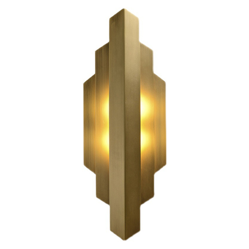 Бра Deco Sconce Vertical Geometric Modern Studio Endo Золотой Бра Deco Sconce Vertical Geometric Modern Studio Endo Золотой в Рязани | Loft Concept