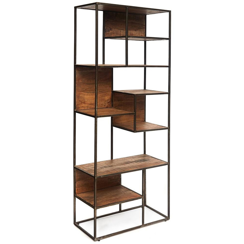 Стеллаж Loft Acacia Shelving small Древесина Черный Стеллаж Loft Acacia Shelving small Древесина Черный в Рязани | Loft Concept