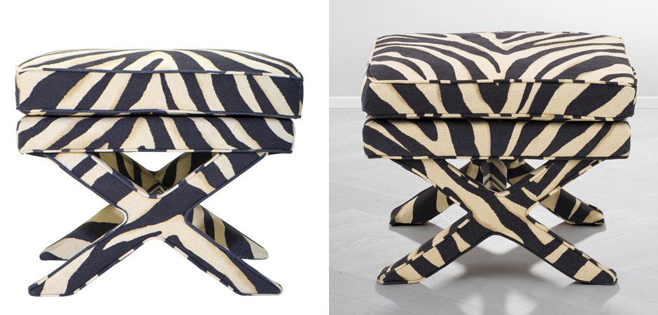 Оттоманка Ottoman Cordoba Zebra Оттоманка Ottoman Cordoba Zebra - Loft-Concept в Рязани