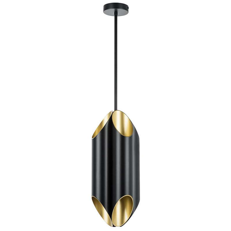 Подвесной светильник Garbi Black Pipe Organ Hanging Lamp Черный Золотой Подвесной светильник Garbi Black Pipe Organ Hanging Lamp Черный Золотой в Рязани | Loft Concept