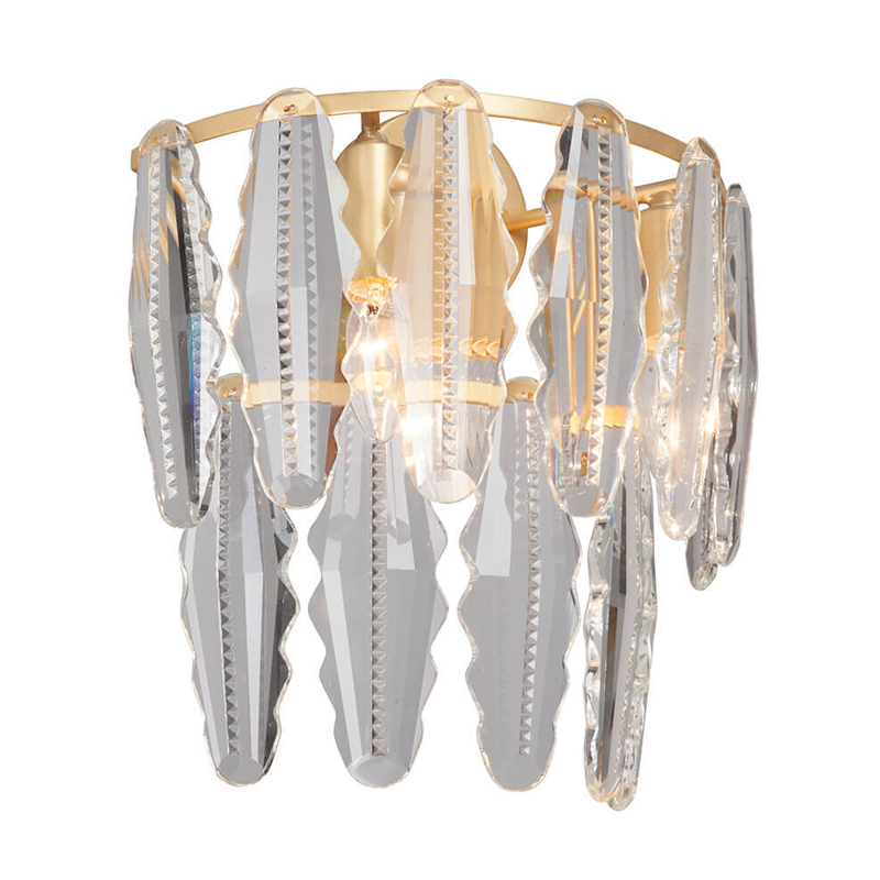 Бра Maogan Textured Sconce Золотой Прозрачный (Transparent) Бра Maogan Textured Sconce Золотой Прозрачный (Transparent) в Рязани | Loft Concept