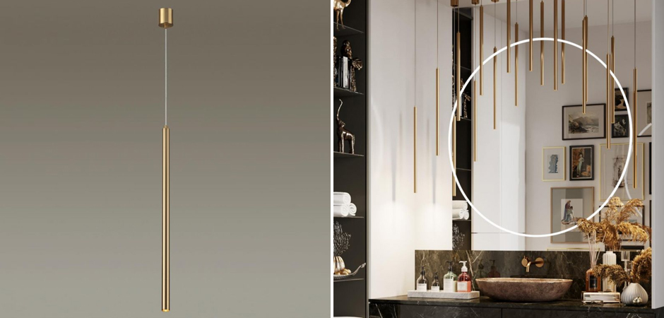 Подвесной светильник Trumpet Tube Gold Подвесной светильник Trumpet Tube Gold - Loft-Concept в Рязани