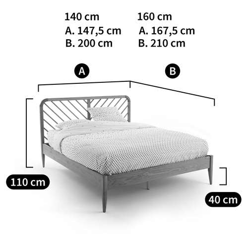 Кровать из массива дуба Reyer Oak Bed Кровать из массива дуба Reyer Oak Bed в Рязани