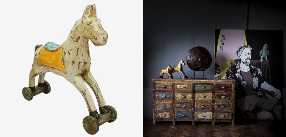 Статуэтка Wooden Horse Статуэтка Wooden Horse - Loft-Concept в Рязани
