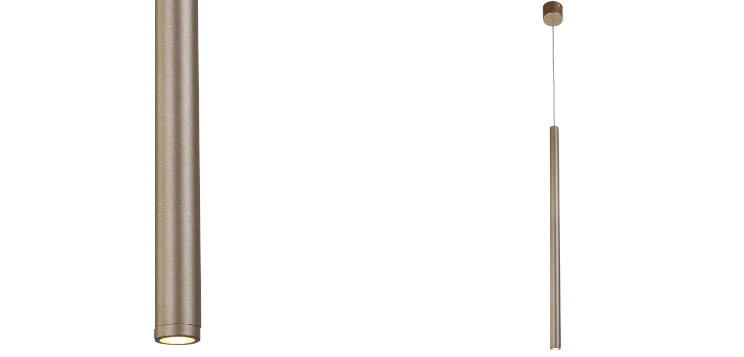 Подвесной светильник Trumpet tube gold 65 - фото