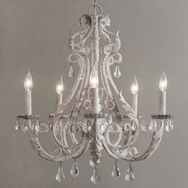 Restoration Hardware PALAIS Chandelier Белый винтажная патина   в Рязани | Loft Concept 