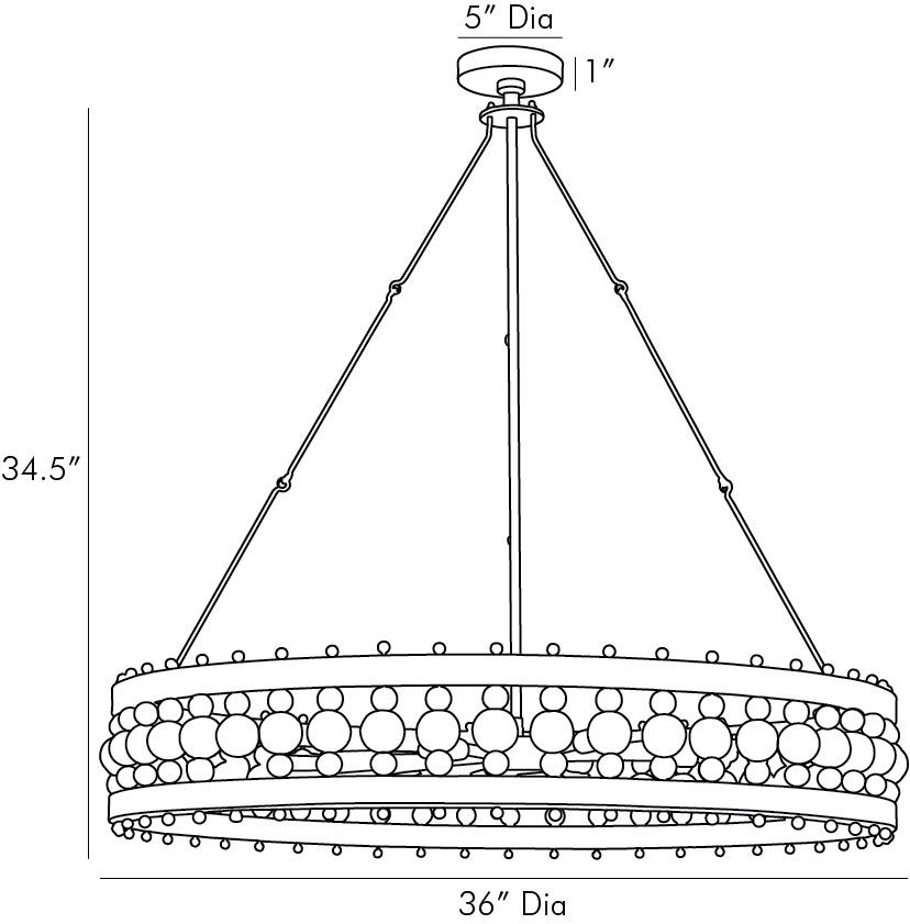 Люстра Arteriors ESME CHANDELIER Люстра Arteriors ESME CHANDELIER в Рязани