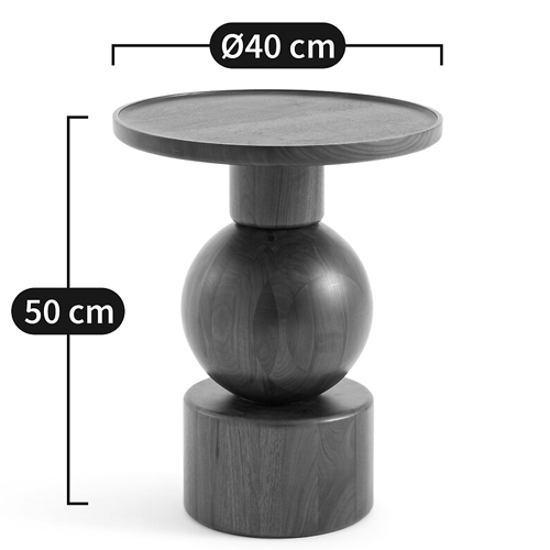 Приставной столик из массива Kobe Dark Wooden Side Table Приставной столик из массива Kobe Dark Wooden Side Table в Рязани