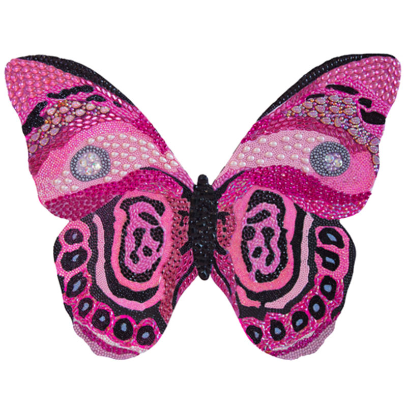 Картина “Pink and Black Bedazzled Butterfly Cut Out” Мульти Картина “Pink and Black Bedazzled Butterfly Cut Out” Мульти в Рязани | Loft Concept