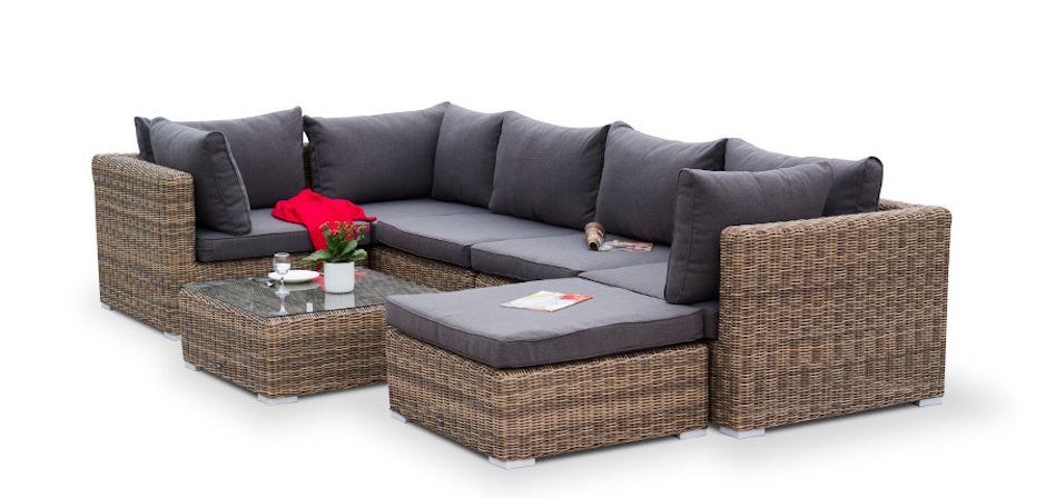 Модульный диван Rottan Grey Модульный диван Rottan Grey - Loft-Concept в Рязани