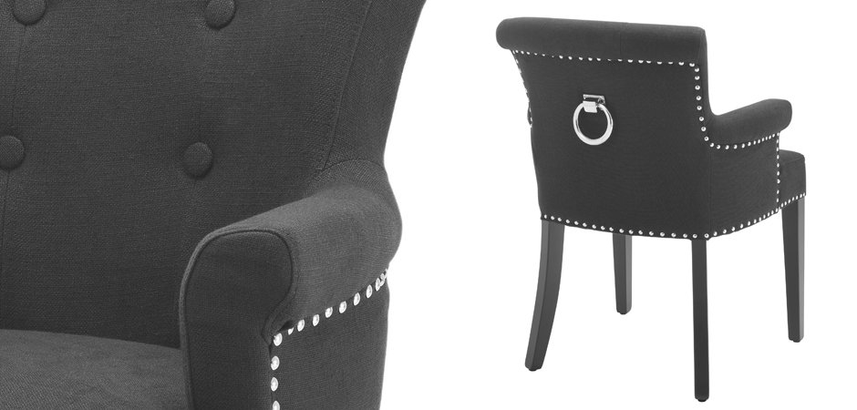 Стул Eichholtz Dining Chair Key Largo With Arm - фото №1