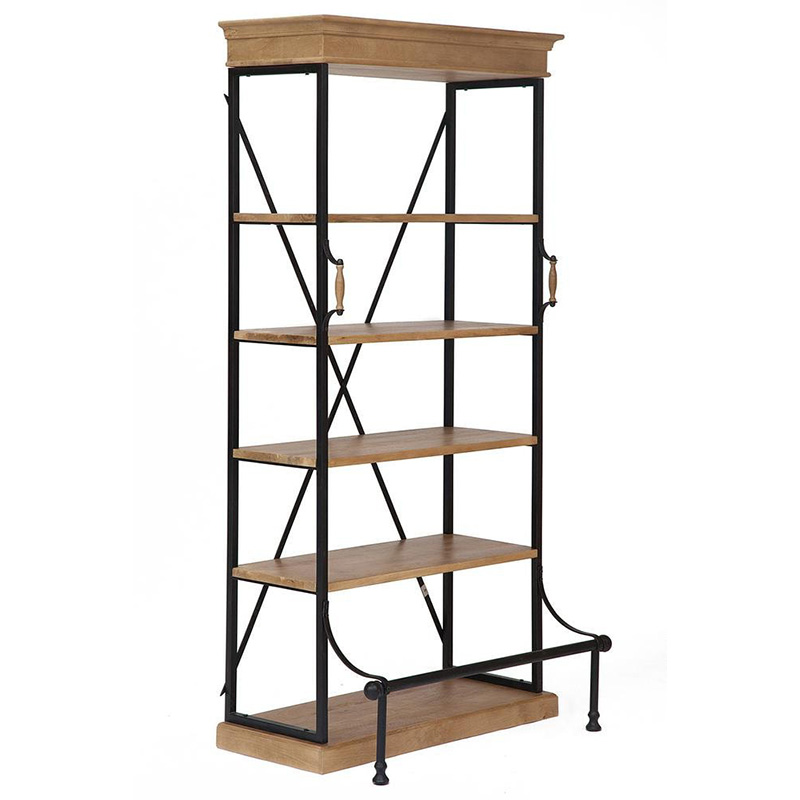 Стеллаж Mango Shelving Patricia Древесина Черный Стеллаж Mango Shelving Patricia Древесина Черный в Рязани | Loft Concept