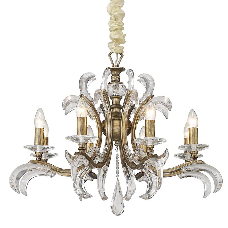 Люстра Blenden Chandelier 80 Серебряный Люстра Blenden Chandelier 80 Серебряный в Рязани | Loft Concept