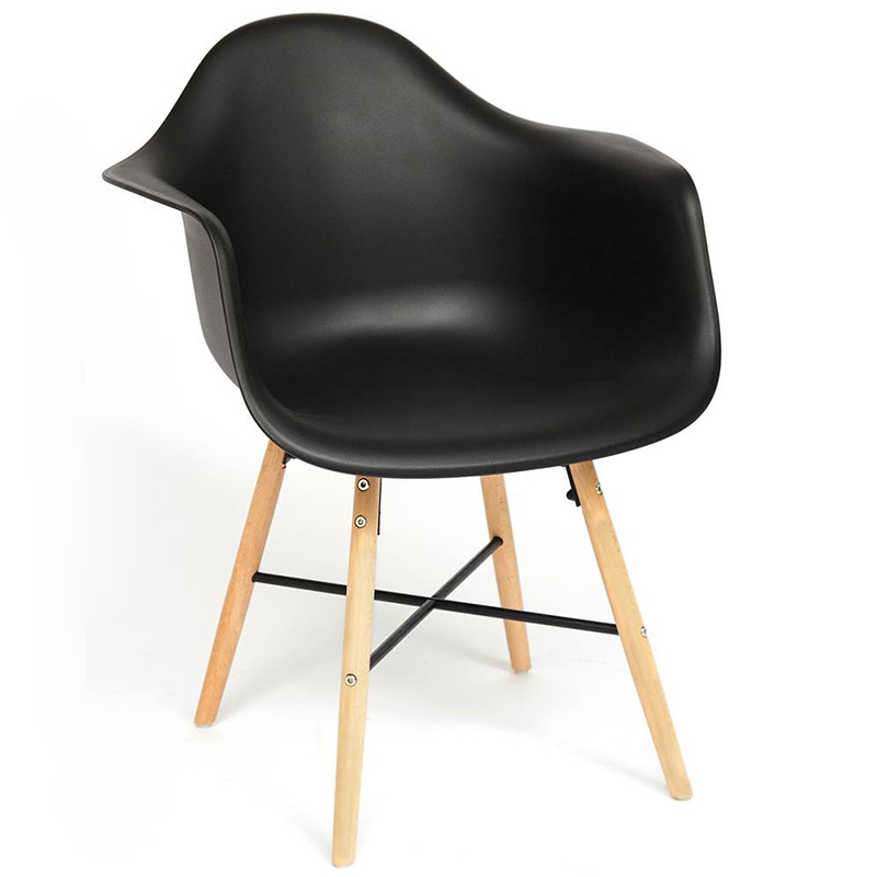 Стул DAW black Черный Древесина Стул DAW black Черный Древесина в Рязани | Loft Concept