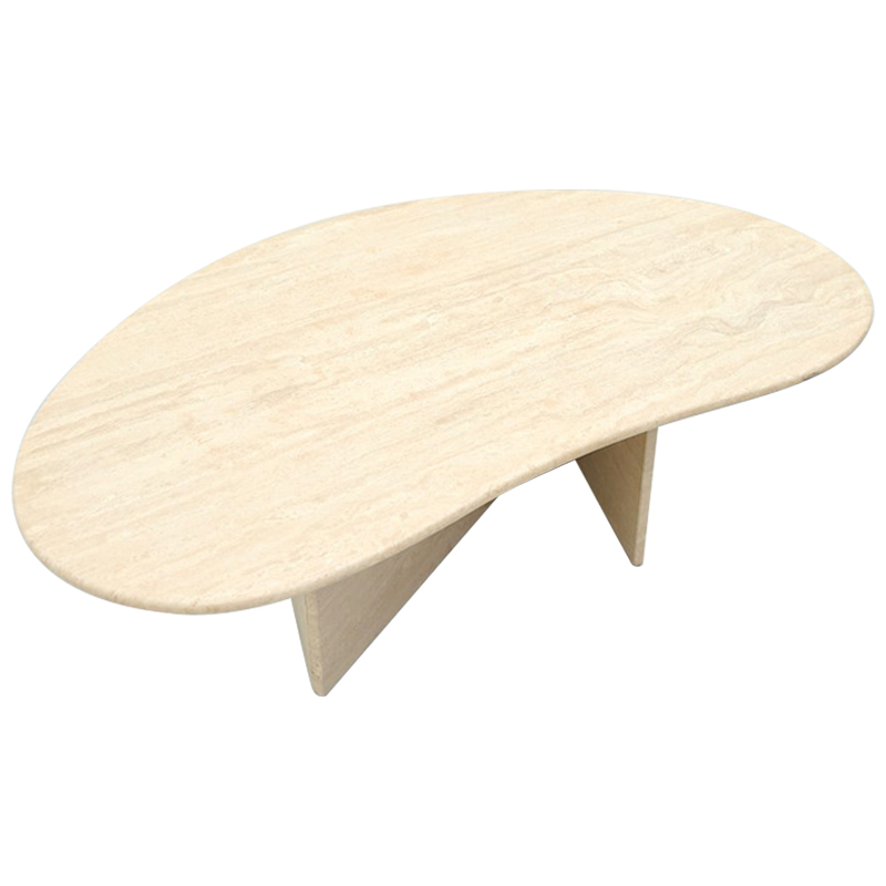 Кофейный стол Abi Travertine Coffee Table Бежевый Песочный Кофейный стол Abi Travertine Coffee Table Бежевый Песочный в Рязани | Loft Concept