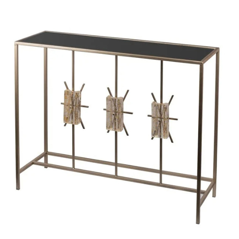 Консоль Console With Decor Золотой Консоль Console With Decor Золотой в Рязани | Loft Concept