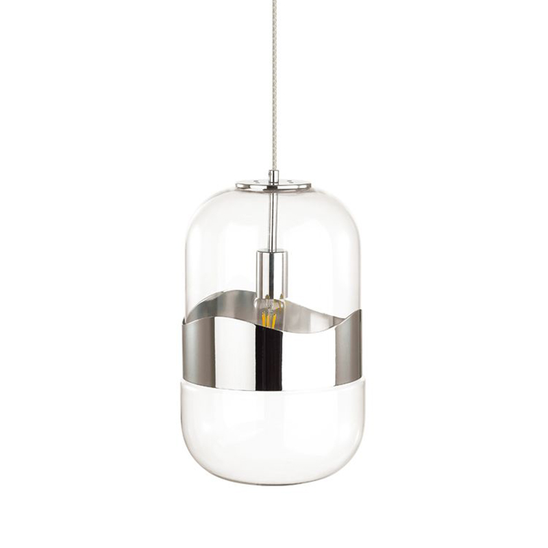 Подвесной светильник Igon Chrome Hanging Lamp Прозрачный Хром Подвесной светильник Igon Chrome Hanging Lamp Прозрачный Хром в Рязани | Loft Concept