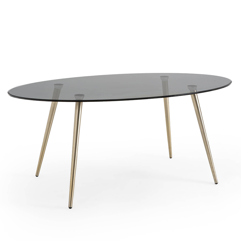 Обеденный стол Torborg Dinner Table Матовый Шампань Обеденный стол Torborg Dinner Table Матовый Шампань в Рязани | Loft Concept