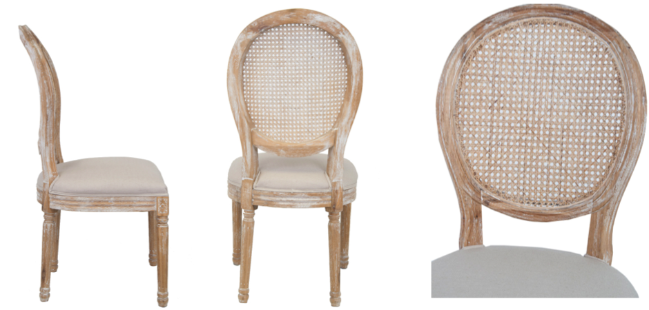 Стул French chairs Provence Beige Rattan 2 Chair Стул French chairs Provence Beige Rattan 2 Chair - Loft-Concept в Рязани