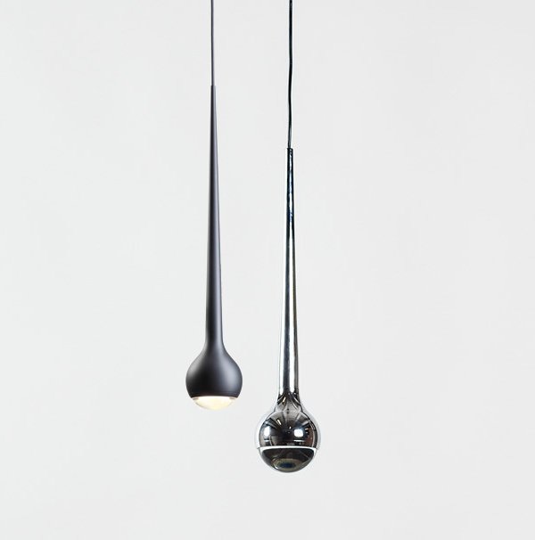 Подвесной светильник Falling Up Pendant Light Черный Хром Подвесной светильник Falling Up Pendant Light Черный Хром в Рязани | Loft Concept