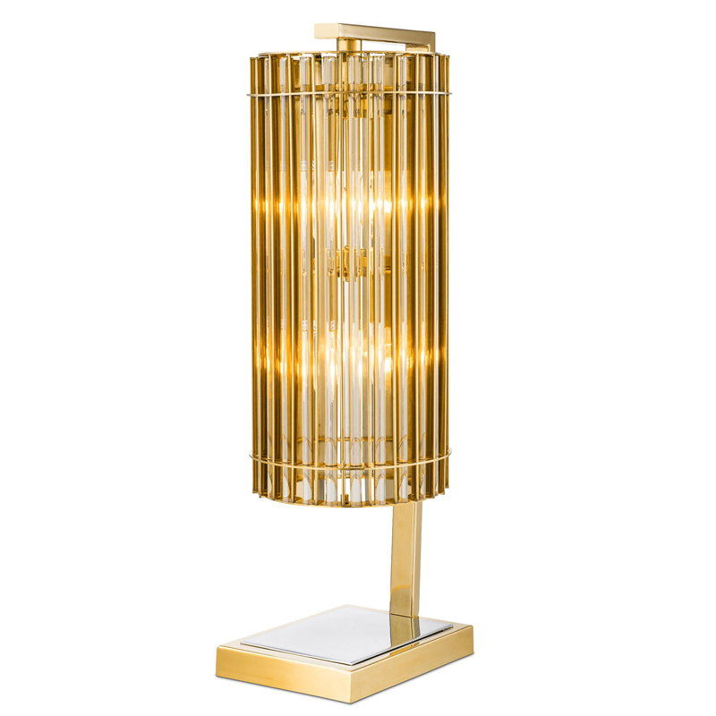 Настольная лампа Eichholtz Table Lamp Pimlico Gold Глянцевое золото Никель Золотой Шампань Настольная лампа Eichholtz Table Lamp Pimlico Gold Глянцевое золото Никель Золотой Шампань в Рязани | Loft Concept