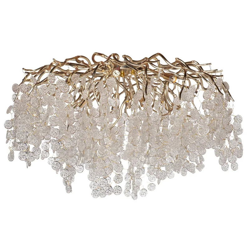 Потолочная люстра FAIRYTREE Champagne Chandelier 80 Золотой Шампань Потолочная люстра FAIRYTREE Champagne Chandelier 80 Золотой Шампань в Рязани | Loft Concept