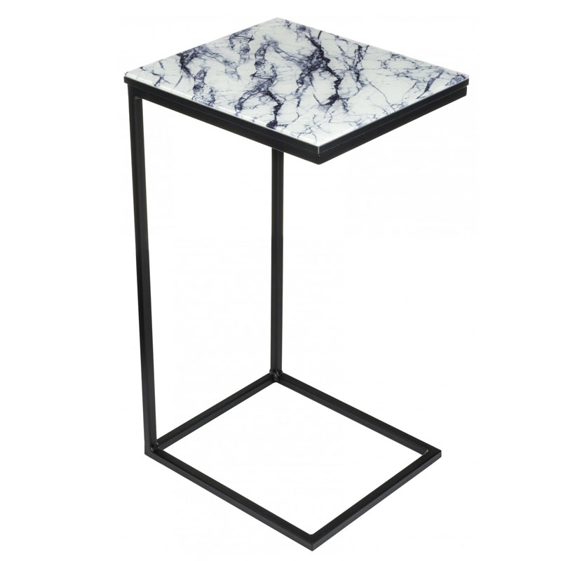 Приставной стол Zermatt Side Table white marble Белый Мрамор Bianco Приставной стол Zermatt Side Table white marble Белый Мрамор Bianco в Рязани | Loft Concept