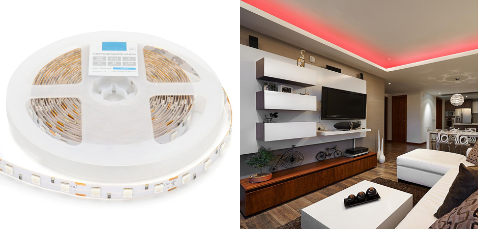 Светодиодная лента 14,4W/m 60LED/m 5050SMD красный Светодиодная лента 14,4W/m 60LED/m 5050SMD красный - Loft-Concept в Рязани