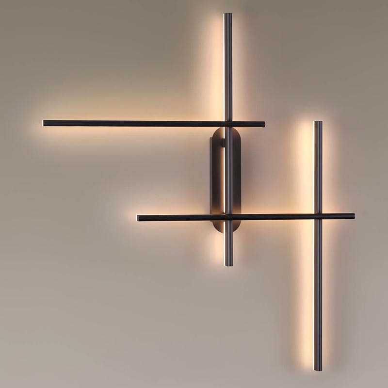 Бра Rolf Four Black Lines Черный в Рязани | Loft Concept 