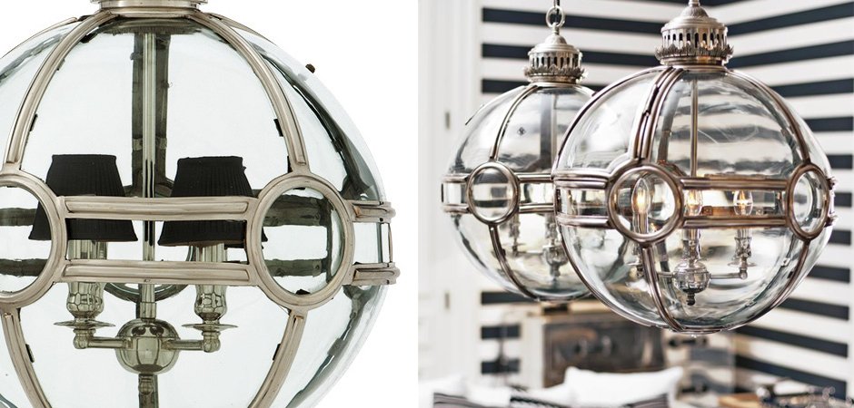 Люстра Lantern Hagerty Antique Silver - Loft-Concept в Рязани
