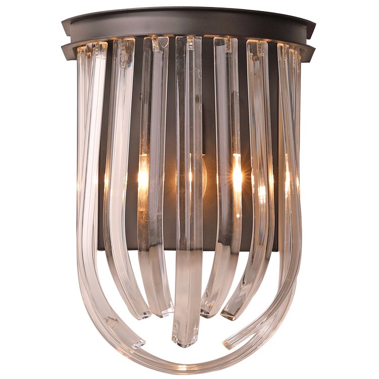 Бра RETRO FROZEN GLASS wall Lamp Черный Бра RETRO FROZEN GLASS wall Lamp Черный в Рязани | Loft Concept