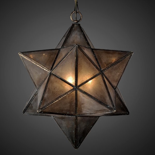 Подвесной светильник Star frosted glass 45 Металлик винтаж Подвесной светильник Star frosted glass 45 Металлик винтаж в Рязани | Loft Concept