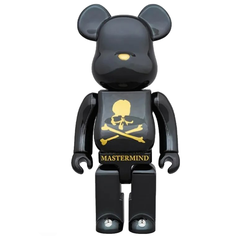Статуэтка Bearbrick Black Mastermind Черный Статуэтка Bearbrick Black Mastermind Черный в Рязани | Loft Concept