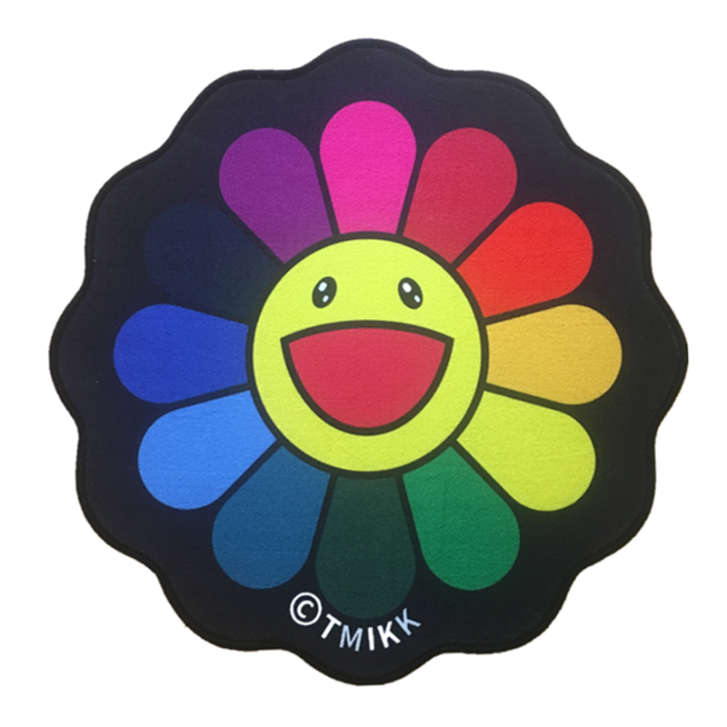 Коврик для прихожей улыбающийся цветок Takashi Murakami Мульти Коврик для прихожей улыбающийся цветок Takashi Murakami Мульти в Рязани | Loft Concept