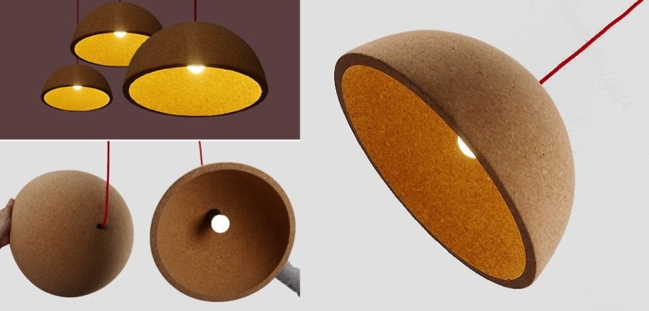Подвесной светильник Cork Semisphere Подвесной светильник Cork Semisphere - Loft-Concept в Рязани
