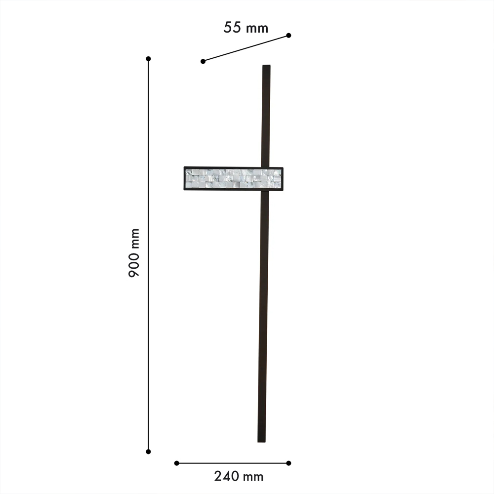 Бра с декором из перламутровой морской ракушки Touch of Marine Charm в Рязани