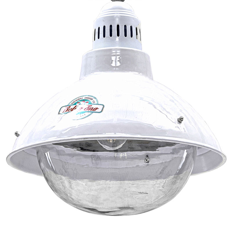 Подвесной светильник Visor Loft White Pendant Белый Прозрачный Подвесной светильник Visor Loft White Pendant Белый Прозрачный в Рязани | Loft Concept