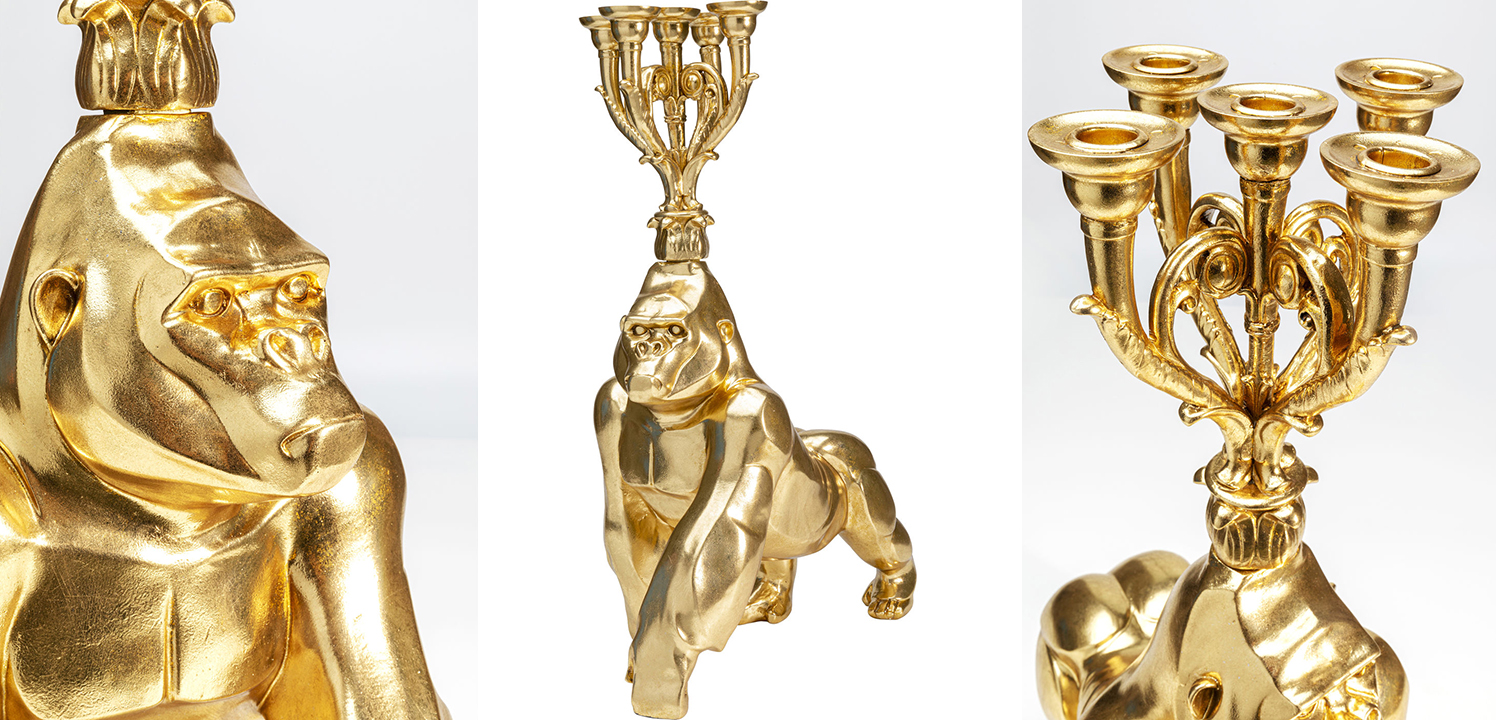 Подсвечник Golden Gorilla - фото