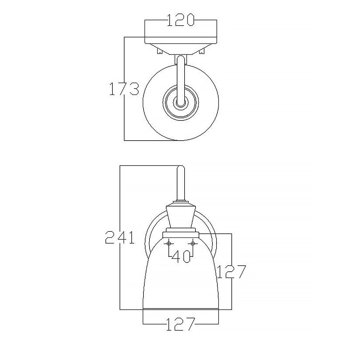 Бра с матовым ребристым плафоном в форме колокола Kichler в Рязани