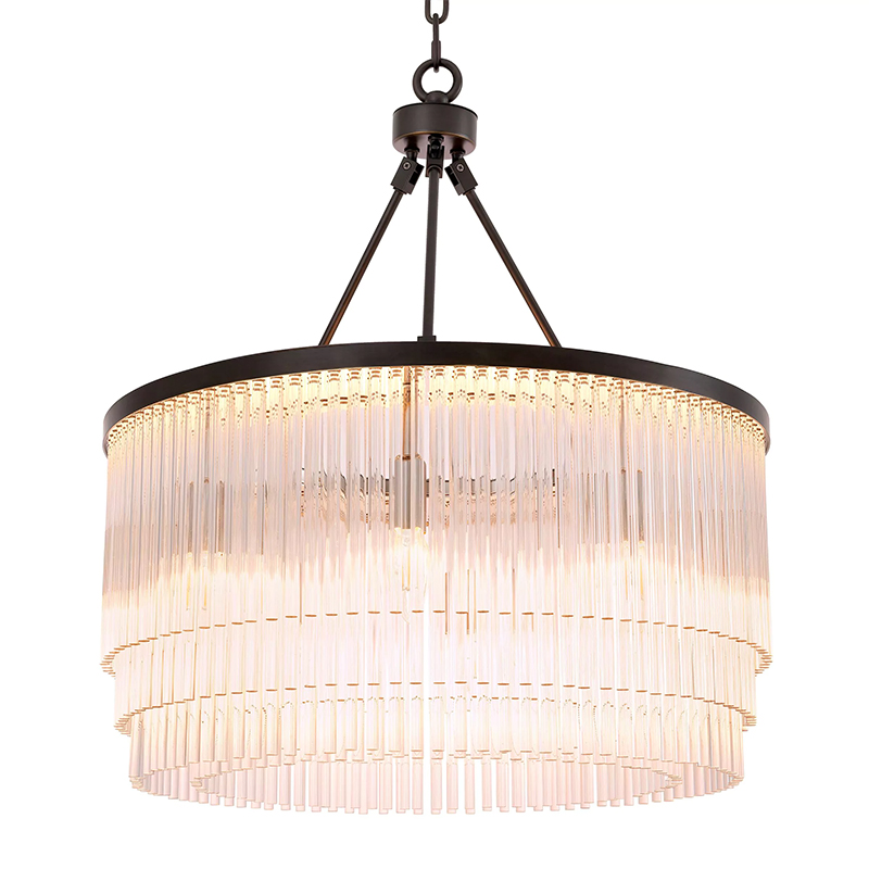 Люстра Eichholtz Chandelier Hector S Bronze Прозрачное Стекло Черный Темная бронза Люстра Eichholtz Chandelier Hector S Bronze Прозрачное Стекло Черный Темная бронза в Рязани | Loft Concept