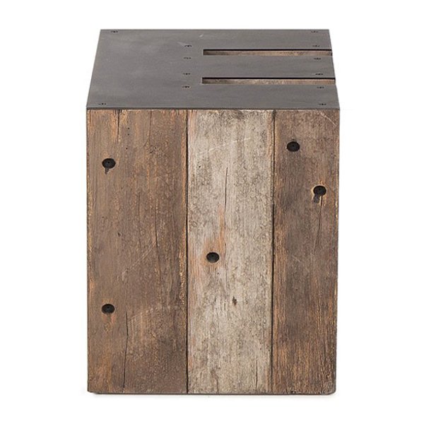 Столик Wooden Alphabet E Side Table Коричневый Графит Столик Wooden Alphabet E Side Table Коричневый Графит в Рязани | Loft Concept