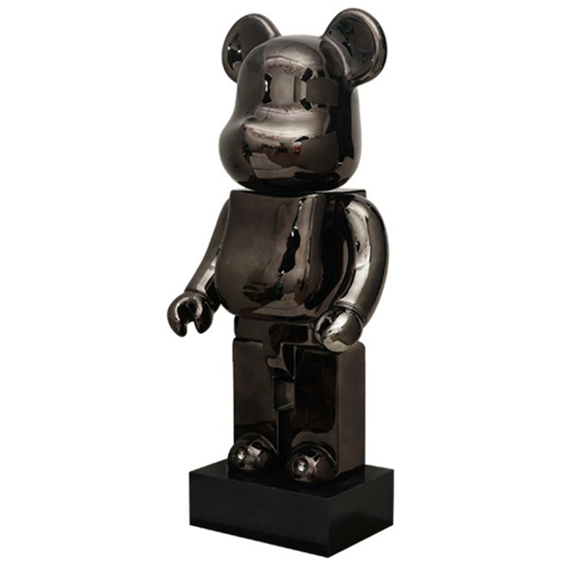 Статуэтка Bearbrick Black on stand Черный Статуэтка Bearbrick Black on stand Черный в Рязани | Loft Concept