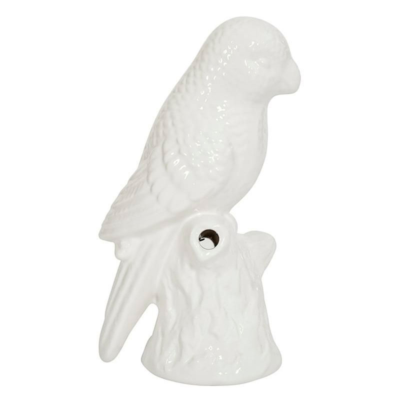 Фигурка керамика белый попугай Small Parrot Белый Фигурка керамика белый попугай Small Parrot Белый в Рязани | Loft Concept