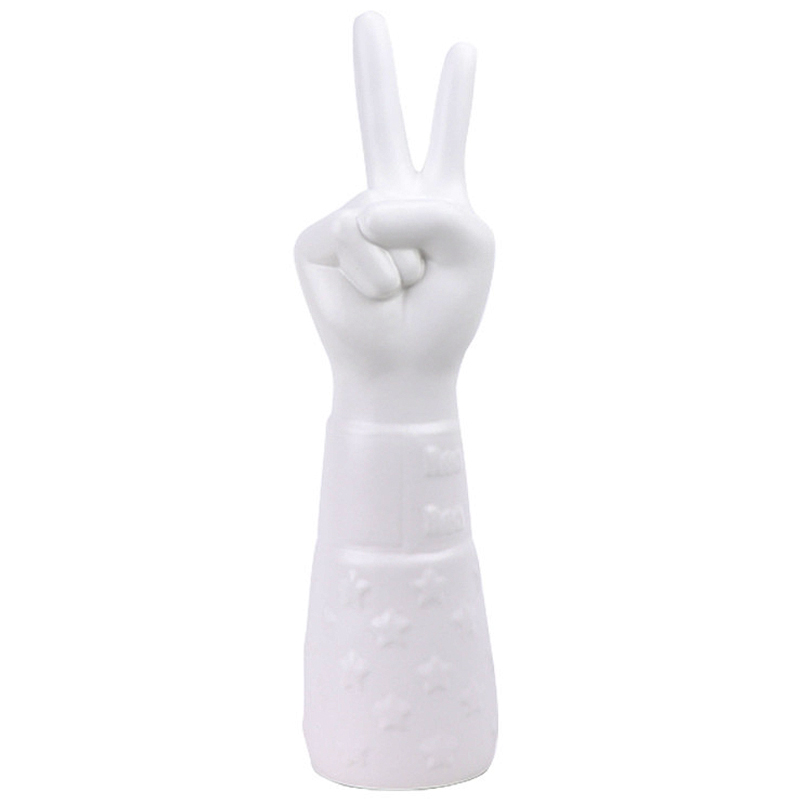 Статуэтка Jonathan Adler Peace Hand Sculpture Белый Статуэтка Jonathan Adler Peace Hand Sculpture Белый в Рязани | Loft Concept