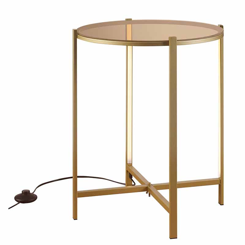 Приставной стол Galia Side Table Bronze LED Бронза Приставной стол Galia Side Table Bronze LED Бронза в Рязани | Loft Concept